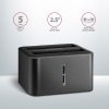 AXAGON MINI stacja dokująca ADSA-D25, USB 3.2 Gen 1 - 2x SATA 6G 2.5 cali SSD/HDD CLONE